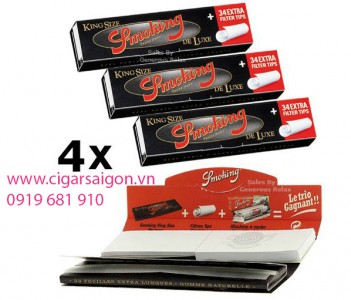 Giấy cuốn thuốc lá Smoking Kingsize Deluxe Filter Tips