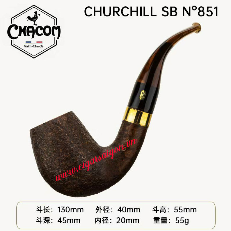 Tẩu Chacom N023, TẨU CHACOM CHURCHILL SB N851