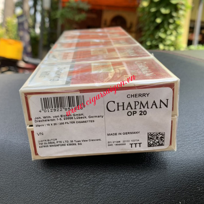 Xì gà Chapman No.3 Cherry, Chapman no3, Chapman lớn No3, Chapman điếu to hương cherry