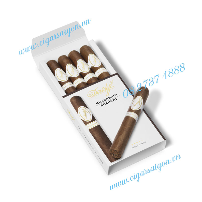 Xì gà Davidoff Millennium Robusto Hộp 25 Điếu Chính Hãng