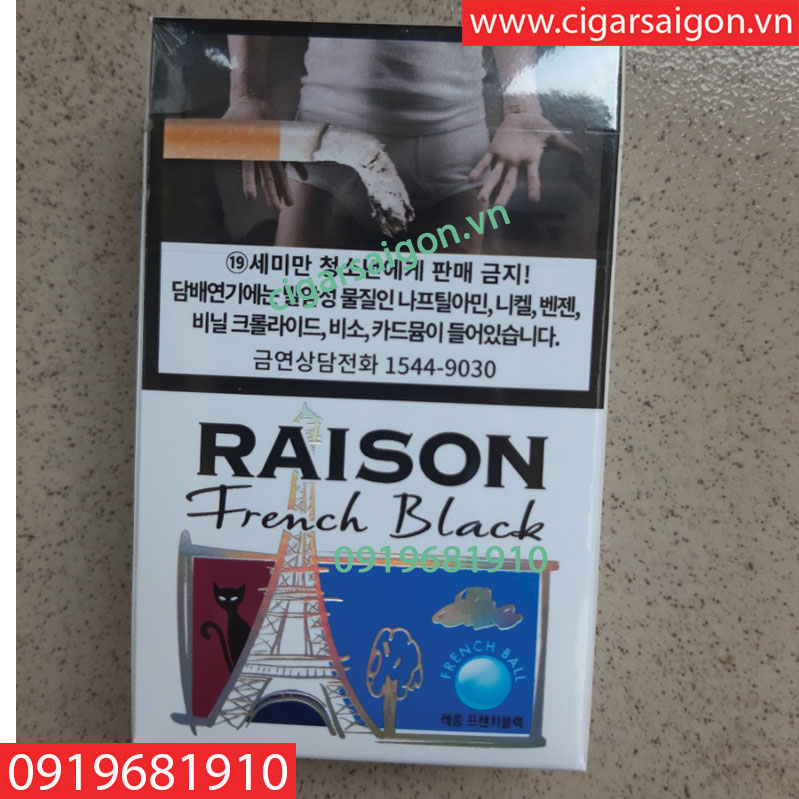 Thuốc lá Raison French Black